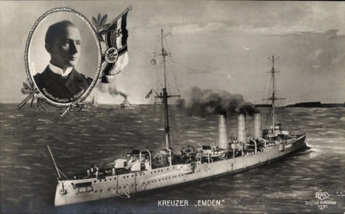 Deutsches kriegsschiff - ak,