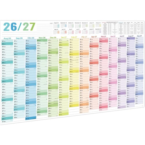 Wandkalender 2026 2027 xxl - 2026,