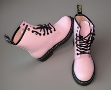 ORIGINAL Dr. Martens Pascal Pale Pink Lack 1460W 8 Eye Boot Gr: 37 Rosa Lack NEU