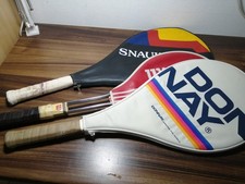 ältere Tennischschläger 3 Stück - Wilson Snauwaert Donnay mit Hülle gebraucht