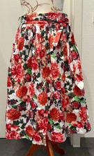 Wunderschöner Rock floral Hallhuber in 36 neu