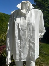 MARIO ROSELLA elegante Damen Bluse ? mit besonderem Pfiff - weiß - Gr. 38