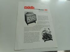 Deutscher Flyer für Rowe Ami Musikboxen Cadette de Luxe