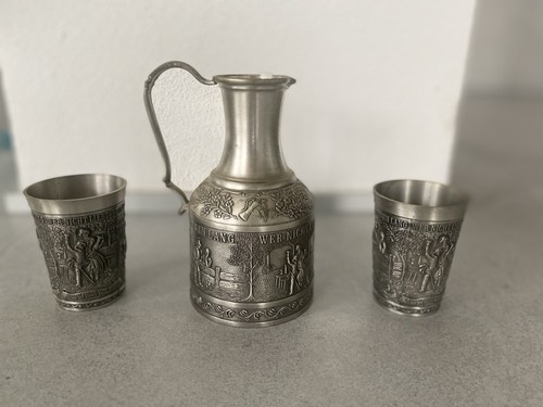 Antikes zinn krug - ,