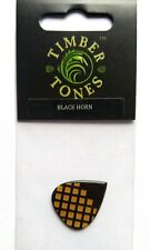Timber Tones Grip Tones Mini Plektron Black Horn Plektrum Hang Bag