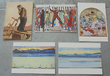 Hodler Ferdinand Postkarten 5 Stück Konvolut Postkarte Kunstpostka.Bilder Nr. 79
