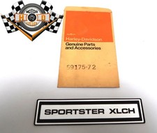 Harley AMF Aufkleber Gabelcover Decal Tripple Trees Fork Cover NOS 59175-72 XLCH