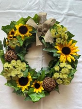 Kranz Tür Fenster Wand Deko Sommer Herbst ca.35 cm