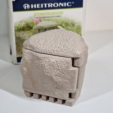 Heitronic 36314 Gartensteckdose Granit-Grau (matt) Steinoptik Verteiler DEFEKT!