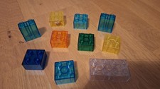 LEGO Duplo Sammlung Transparente Glasbausteine 10 Stück