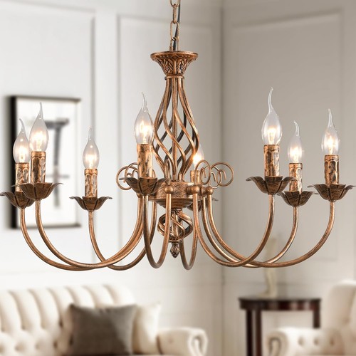 Bronze kronleuchter lichter - bronze,