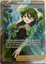 Pokemon Raissa Trainer Full Art | Deutsch 159/163 Kampfstile | Near Mint