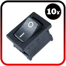 10 x Kippschalter A12131121000 250V 10A Aus/Ein rastend Everel klein