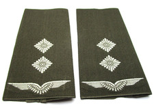Dienstgradabzeichen  Luftwaffe Oberleutnant weiß/oliv Bw Aufschiebeschlaufen