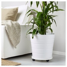 IKEA LANTA PFLANZENROLLER BLUMENROLLER WAGEN  PFLANZENWAGEN SOLD OUT  - WEIẞ  