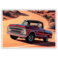 Fahrzeug Auto A4 Kunstdruck