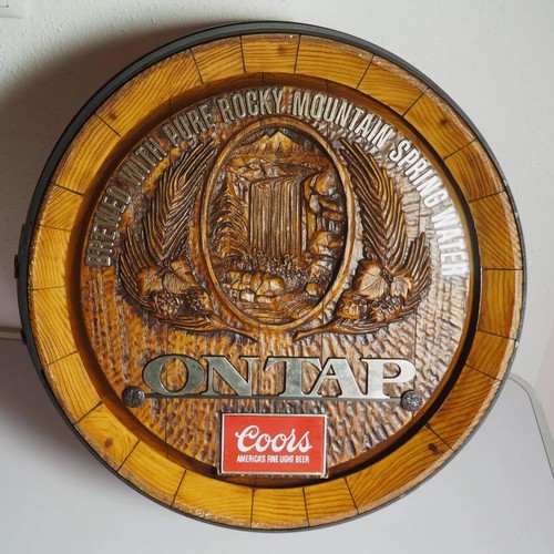 Coors beer werbeschild - coors,