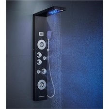 Duschpaneel Edelstahl 6-in-1