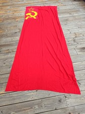 Original alte Sowjetunion UdSSR Fahne Doppelseitig CCCP 2.87 x 1.13 Meter XXL