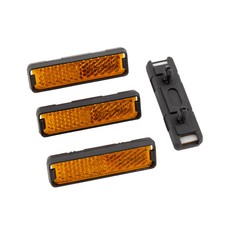 Fahrrad Pedal Reflektoren SL-1 Katzenaugen orange 4 Stk. steckbar #4