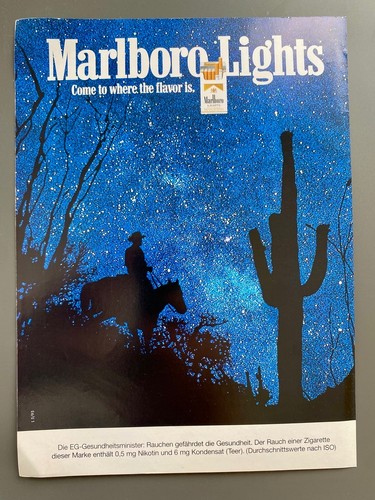 Marlboro lights cowboy pferd - lights,