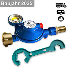 30 mbar Fahrzeugregler mit Manometer Gasregler für Caravan Reisemobil Wohnwagen