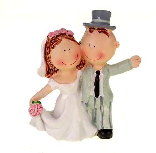 Hochzeitspaar figur tischdeko - figur,