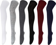 Damen Kniestrümpfe Overknee