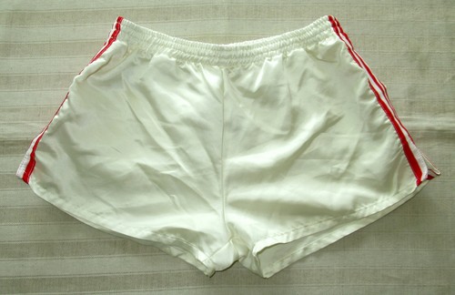 Weisse sporthose glanzshorts - weisse,
