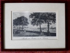 alter Stahlstich "Bremen von