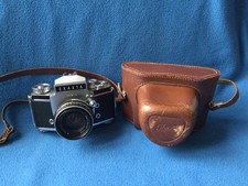 Fotoapparat Exakta Varex Il b Jhagee Dresden mit Tasche