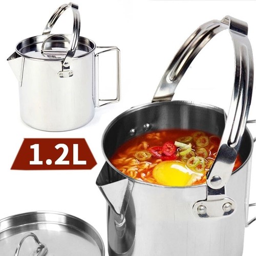 Edelstahl camping - 1.2l,