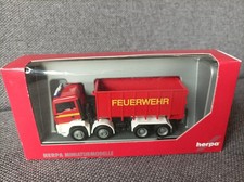 Herpa H0 1:87 in OVP - 046152 MAN TGA M Abrollmulden-LKW "Feuerwehr" ( neutral )