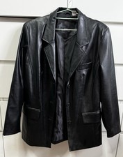 lederlook Jacke Anzugsjacke