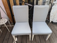 Ikea Esszimmerstuhl weiß blau