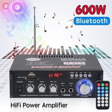 600W HiFi Verstärker bluetooth Vollverstärker Digital Audio Amplifier 2Kanal DE
