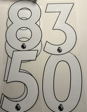 premier league Trikot Jersey Nummer Flock Matchworn Size !!Aussuchen!! England