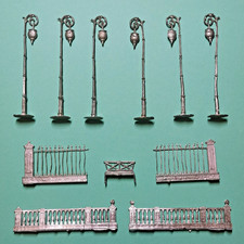 Zinn Konvolut, 6 Gaslaternen