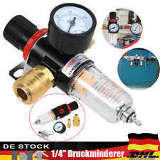 1/4" Druckluft Regler Druckminderer Wasserabscheider Wartungseinheit Kompressor