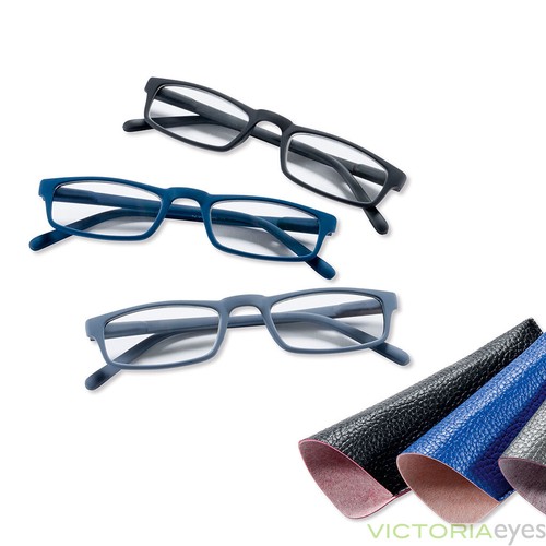 Lesebrille schwarz blau grau - lesebrille,