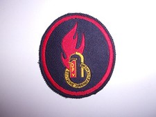 Ärmelabzeichen Jugendfeuerwehr in rot gewebt