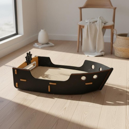 Piratenschiff katzenbett - piratenschiff,
