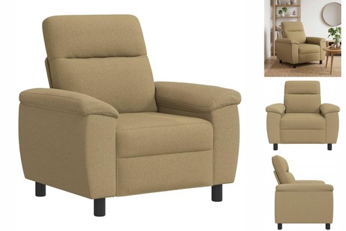 Sofa hellbraun 95x90x95 - sofa,