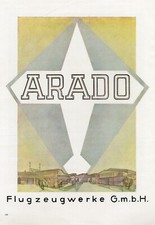 Arado Flugzeugwerke XL Reklame