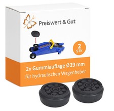2x Gummiauflage Ø39mm für