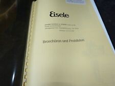 Eisele Broschüren und Preislisten 1990/91-Güllepumpen/Rührwerke/Fasswagen/Pumpen