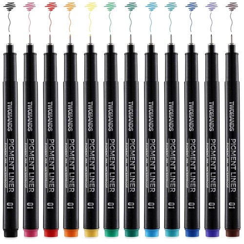 Fineliner set farben 25mm - farben, 0,25mm