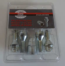 ?Tip Top Stahlgruber M12x1.50x30 Felgenschlosssatz Kegelbund 60° SW17/19