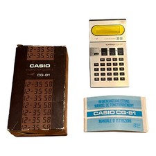 CASIO Calculator CQ-81 vintage