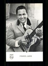 Franzl Lang Autogrammkarte